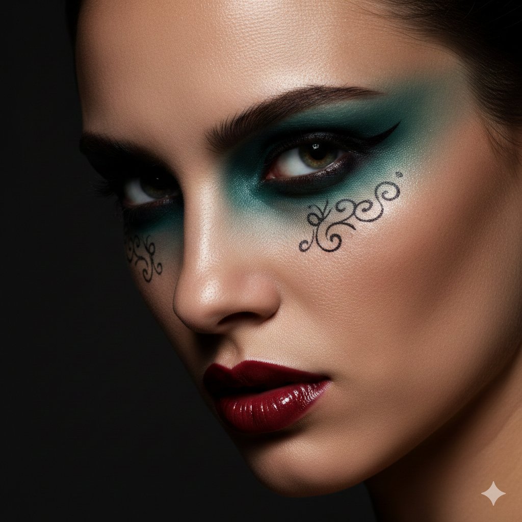 超写实邪恶皇后美妆肖像 - Image 1