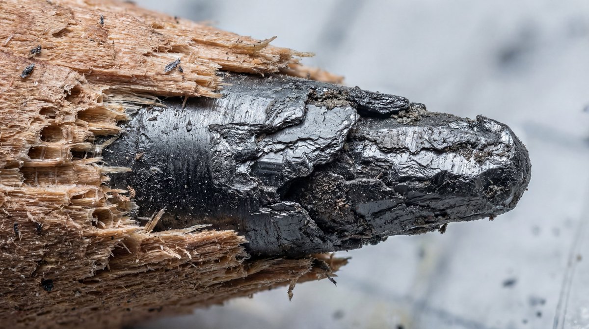 铅笔尖的微观视图 - Image 1