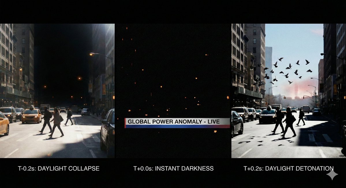 超真实 16K 纪录片镜头：《太阳熄灭》 - Image 1