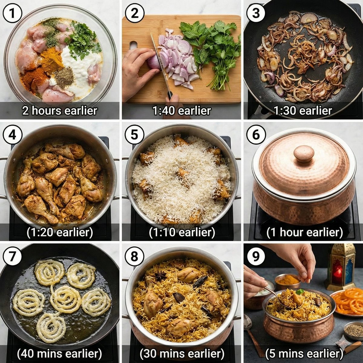 鸡肉布瑞雅尼食谱提示 - Image 1