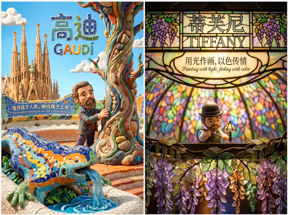 可爱黏土风格主题海报模板 - Image 1